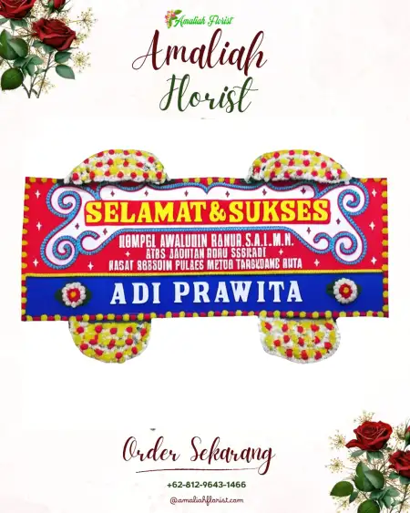 Papan Bunga Ucapan Selamat Dlepih